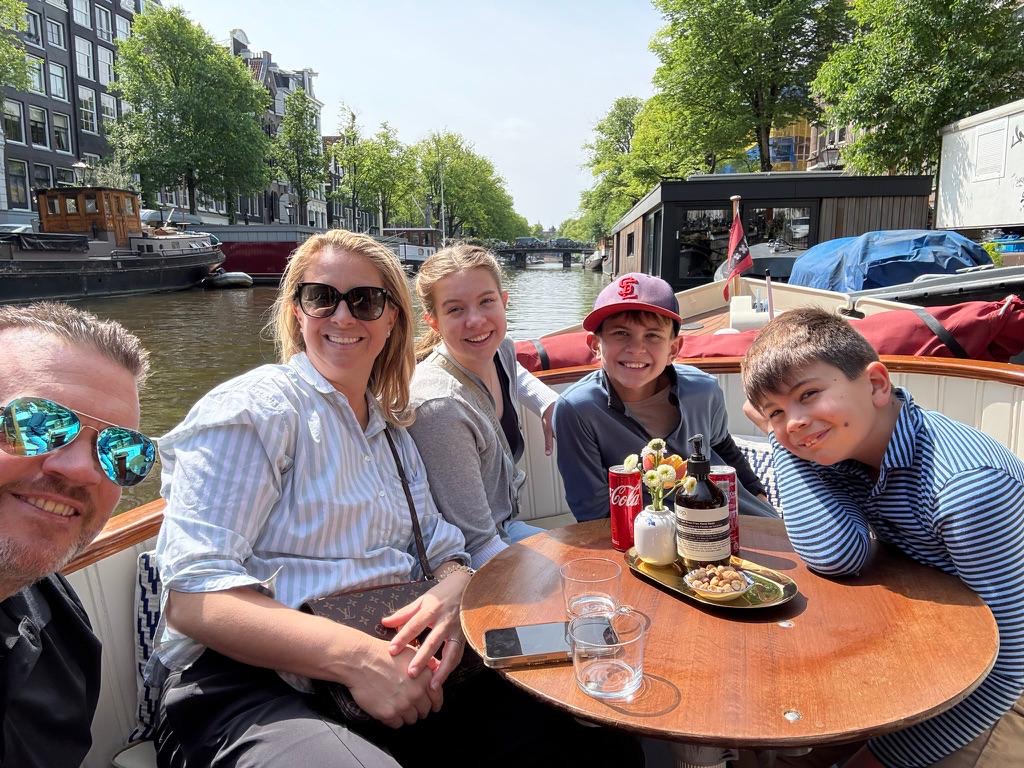 Canal Cruise Amsterdam Family