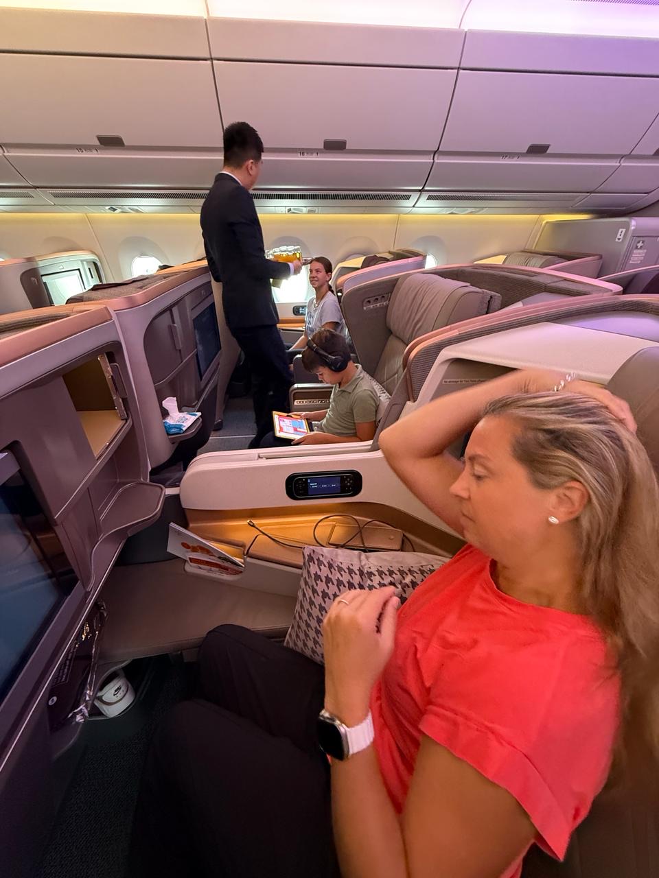 In-flight meal service