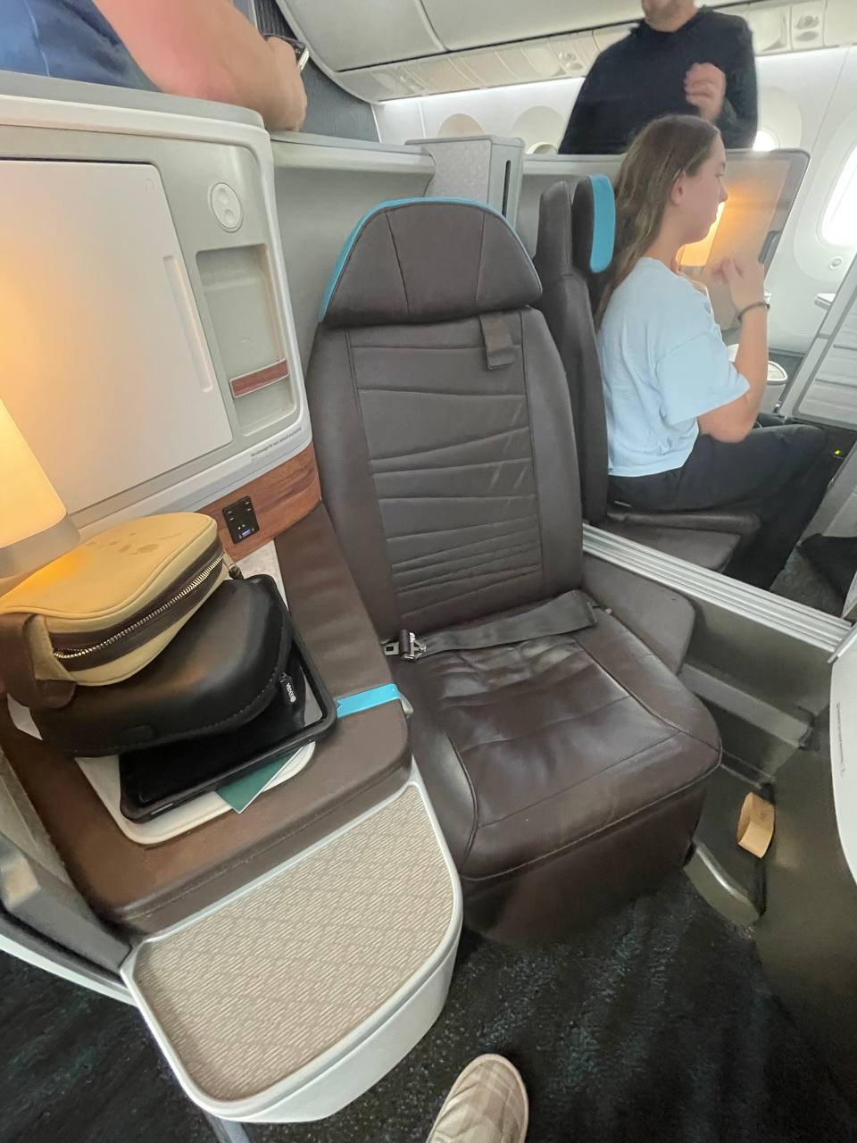 Comfortable leather seat